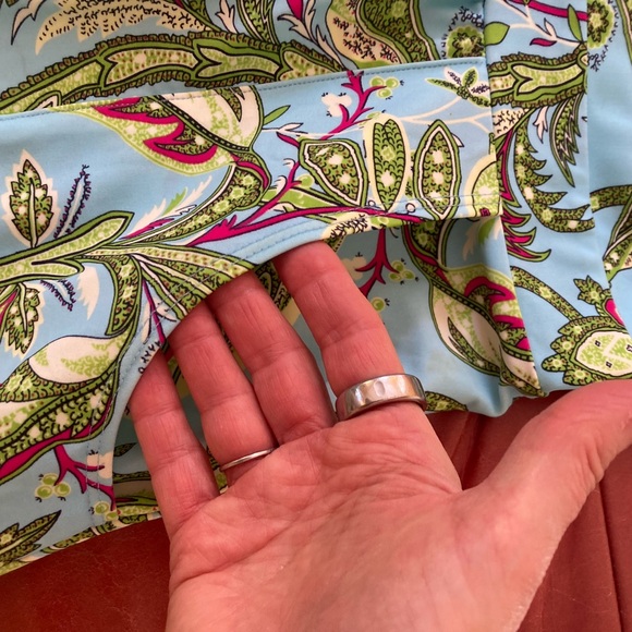 Jude Connally printed dress XS - aqua blue/green - Picture 11 of 11